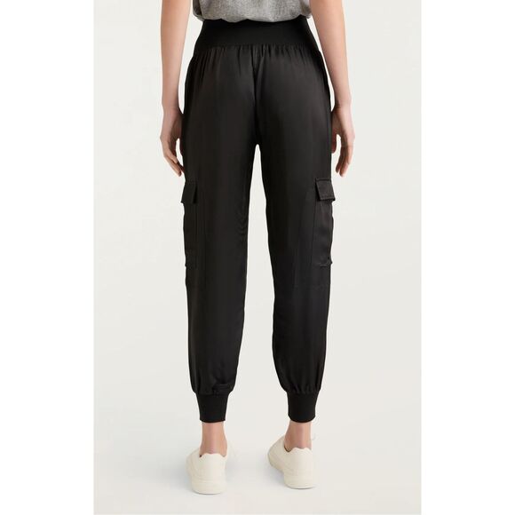 Cinq a Sept Giles Satin Jogger Pants - Picture 3 of 9